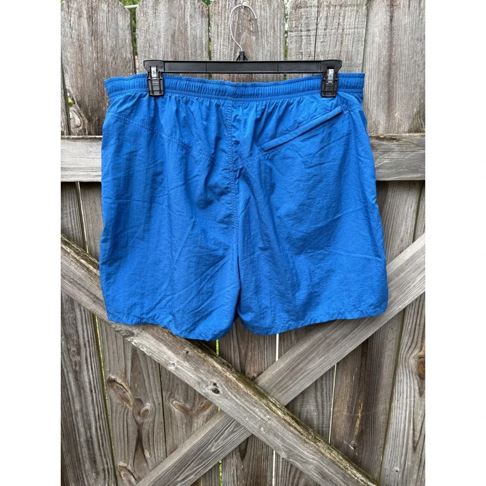 Speedo‎ Mens Swim Trunks Blue Elastic Waist Mesh Lined Pockets Royal Blue Shorts